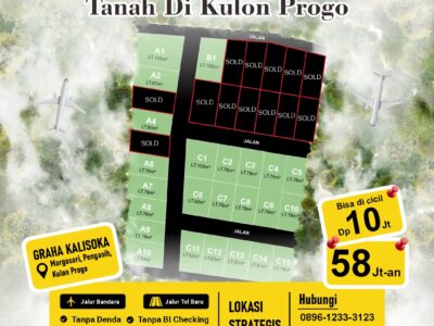 Tanah harga terjangkau di kulon progo